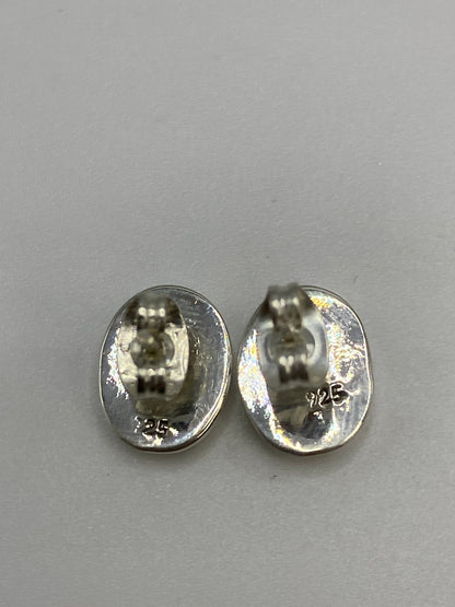 Aretes de Plata con Opalo de Fuego — Taxco 925 — foto 5