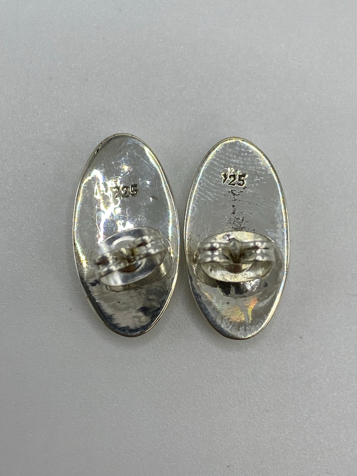 Aretes de Plata con Ópalo de Fuego — Taxco 925 — foto 5
