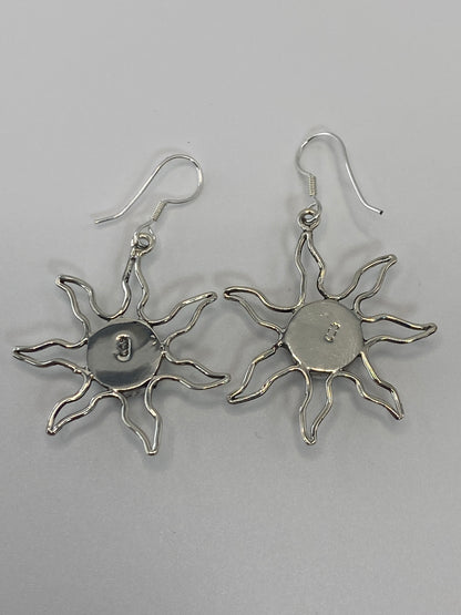Aretes Plata Ópalo de Fuego Sol Taxco 950 — foto 5