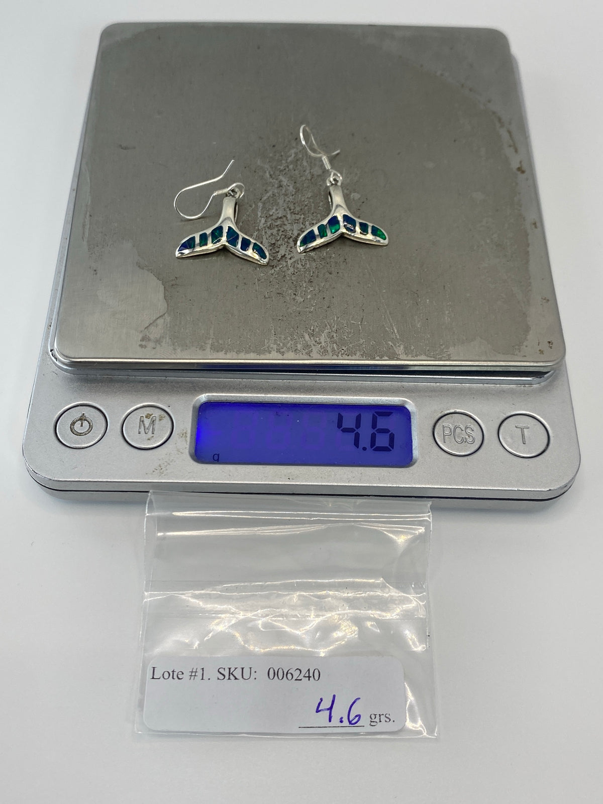 Aretes Balleneros Ópalo de Fuego Plata 950 — Taxco — foto 6