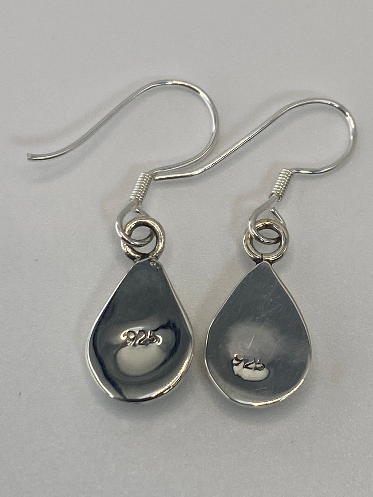 Aretes de Plata con Ópalo de Fuego Morado — Taxco — foto 5