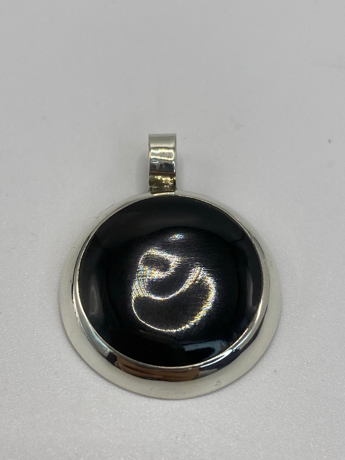 Dije de Plata con Ónix Negro — Taxco 925 — foto 5