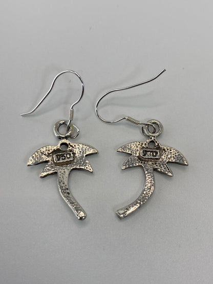 Aretes de Plata con Ópalo de Fuego Azul — Taxco 950 — foto 5
