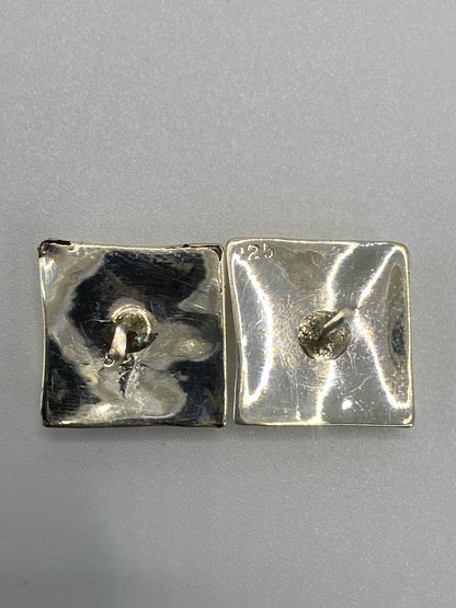 Aretes Plata 925 Piedra Morada — Taxco — foto 5
