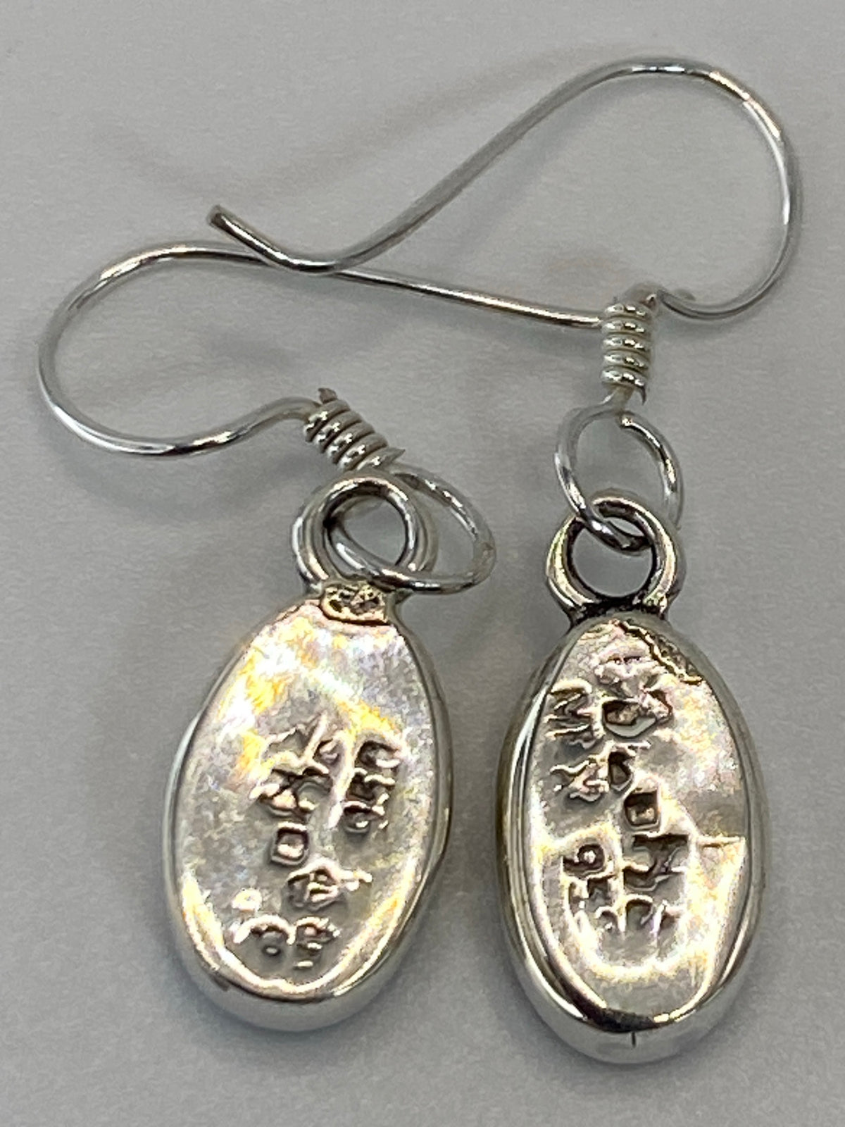 Aretes Plata Ópal de Fuego Azul — Taxco 950 — foto 5