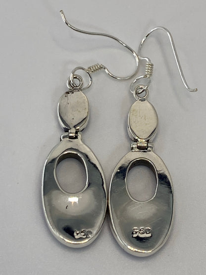 Aretes de Plata Ópalo de Fuego Azul — Taxco 950 — foto 5