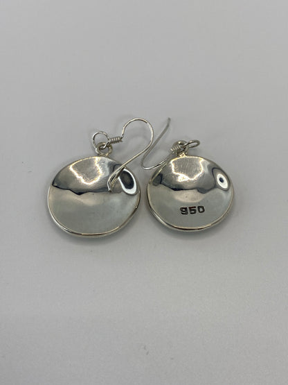 Aretes de Plata 950 con Ópalo de Fuego — Taxco — foto 5