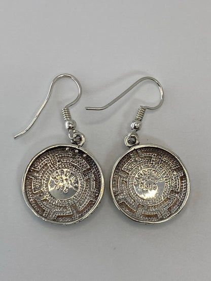 Aretes Plata 950 Ópalo de Fuego Verde — Taxco — foto 5
