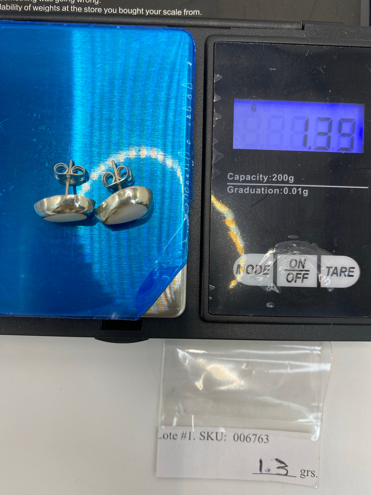 Aretes de Plata con Perla — Taxco 925 — foto 6