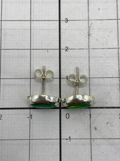 Certificado de autenticidad y peso 1 g del par de aretes de plata 925