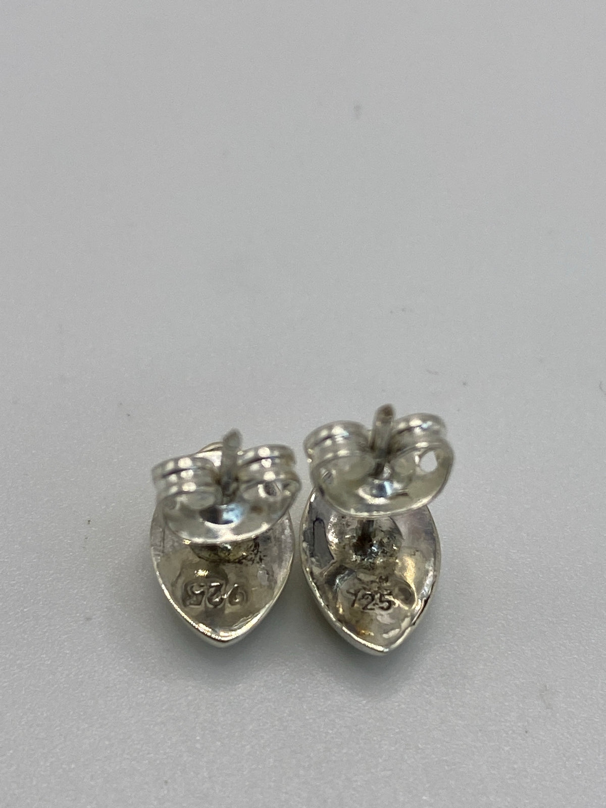 Aretes de Plata Ópalo de Fuego Verde — Taxco 925 — foto 5