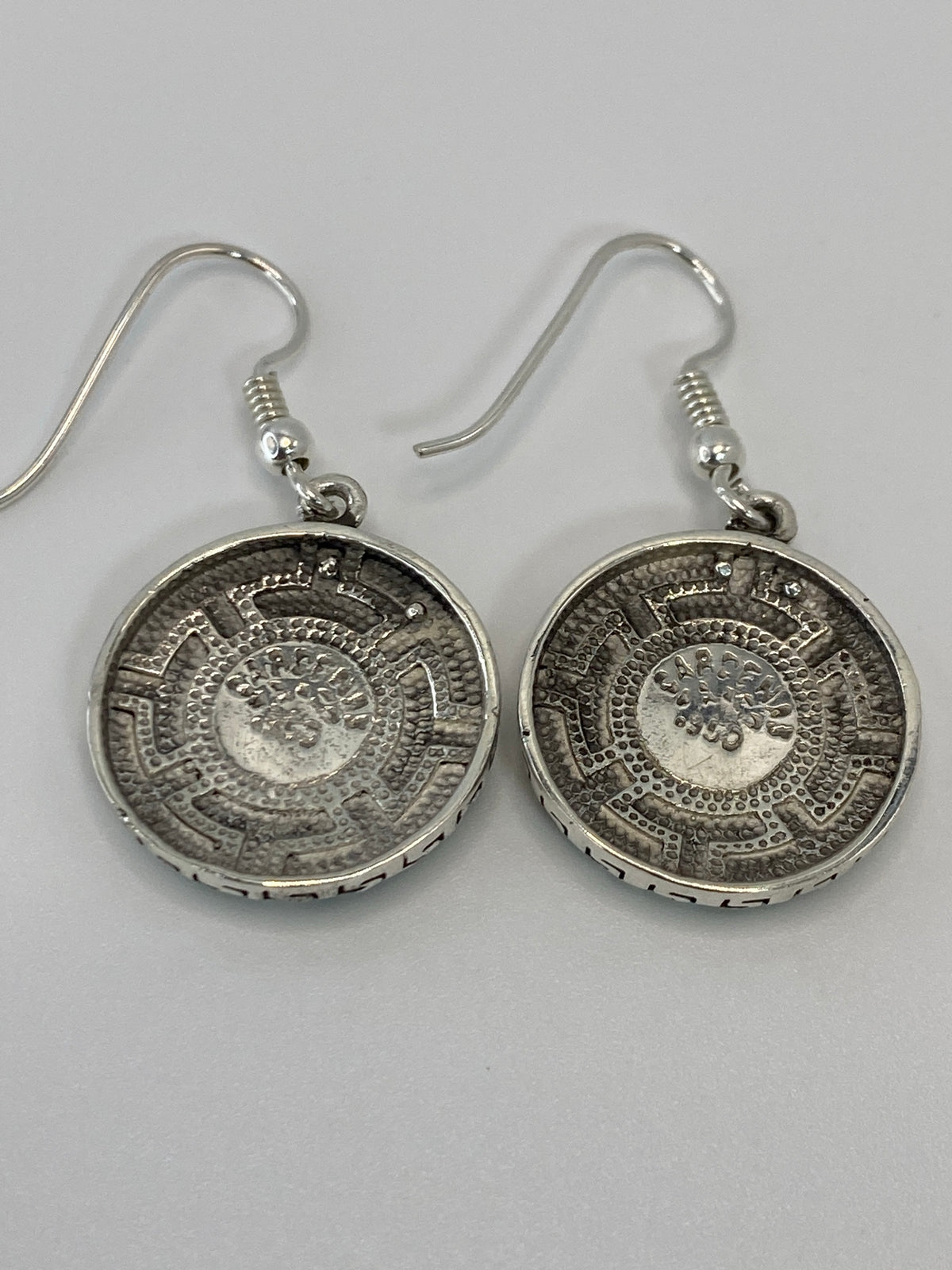 Aretes de Plata Ópalo de Fuego Verde Limón — Taxco 950 — foto 5