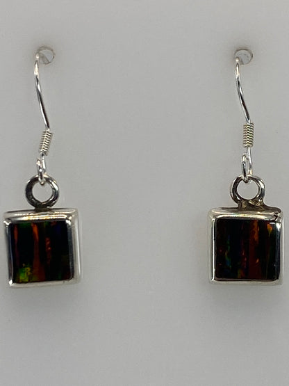 Aretes sobre fondo blanco con el Quinto 925 visible
