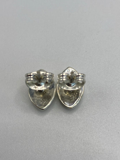 Aretes de Plata Ópalo de Fuego Verde — Taxco 925 — foto 5