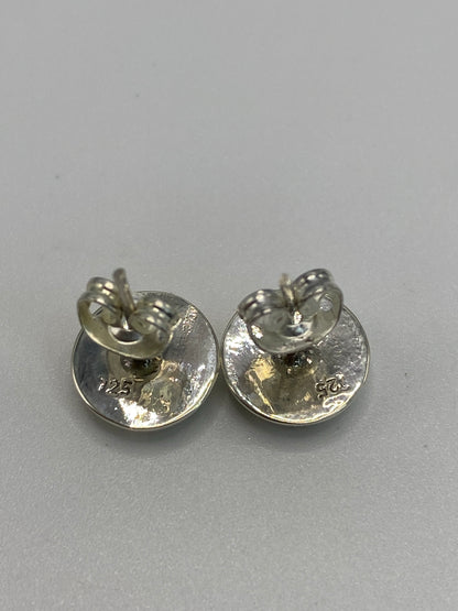 Aretes Plata 925 Opalo de Fuego Verde — Taxco — foto 5