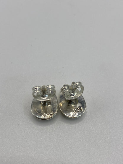 Aretes de Plata con Opalo de Fuego Naranja — Taxco 925 — foto 5