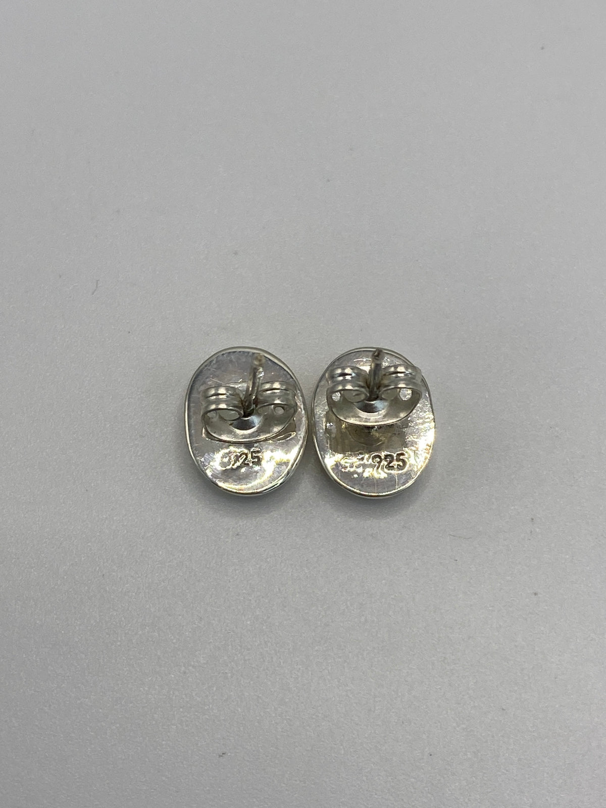 Aretes Plata con Ópalo de Fuego Azul — Taxco 925 — foto 5