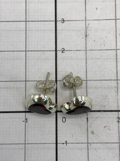 Aretes de ópalo sobre medidor, Largo 1.3 cm, Taxco