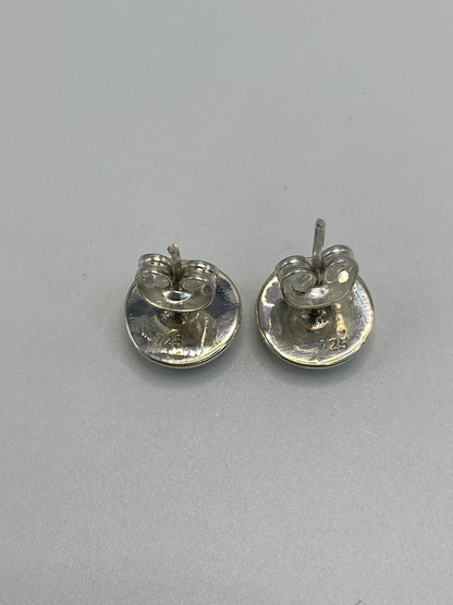 Aretes de Plata con Ópalo de Fuego — Taxco 925 — foto 5