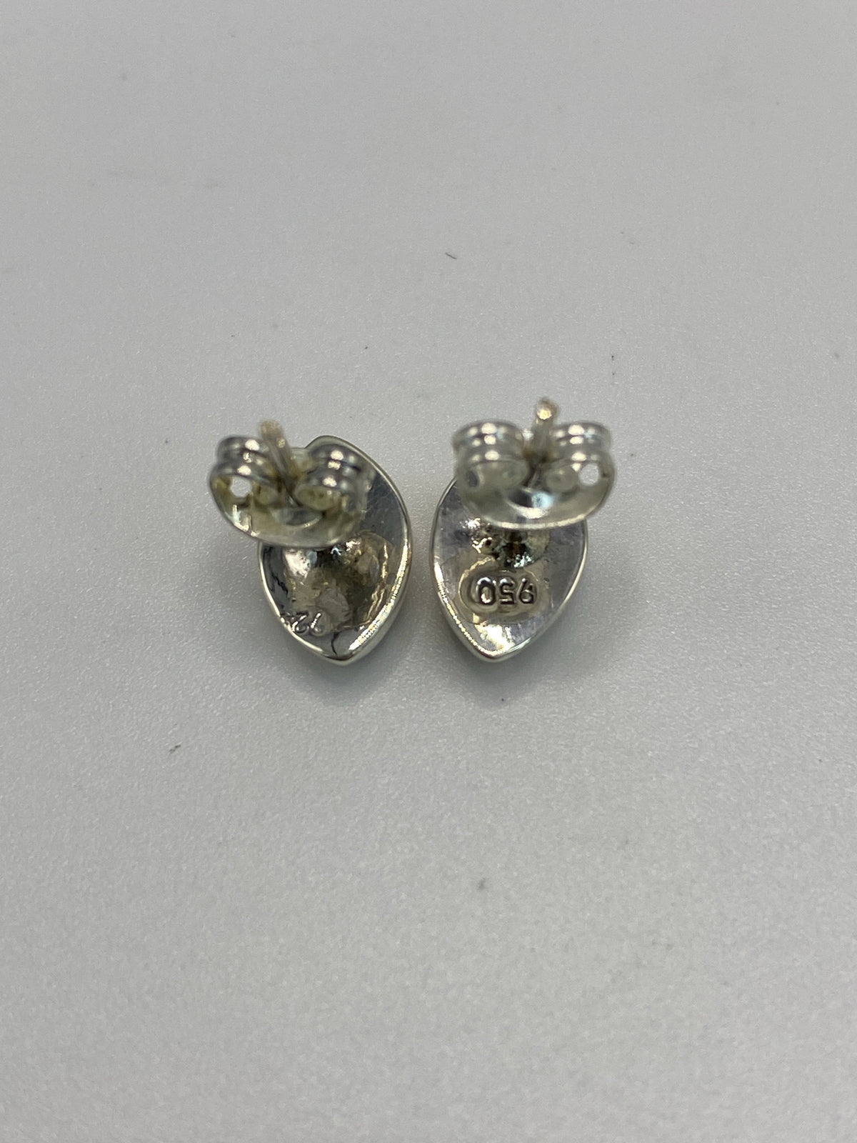 Aretes de Plata Ópalo de Fuego Morado — Taxco 950 — foto 5