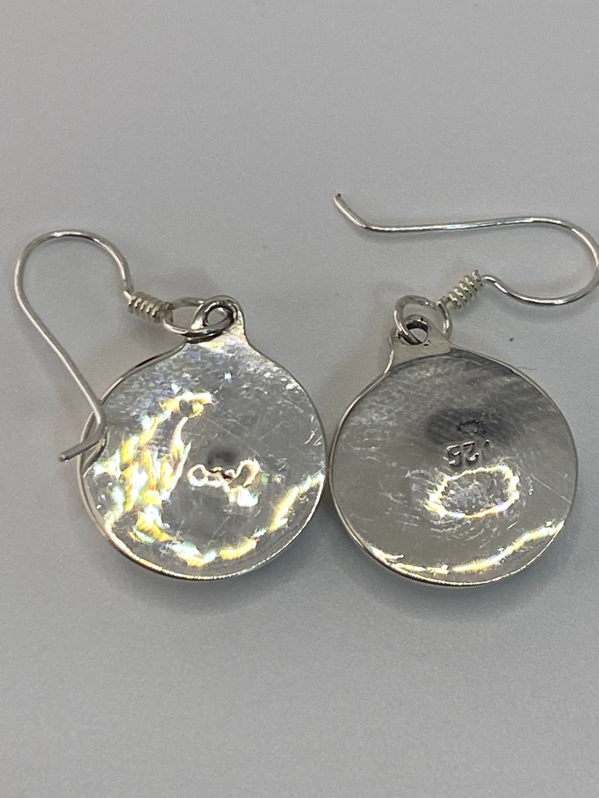 Aretes Plata Ópalo de Fuego Verde — Taxco 925 — foto 5