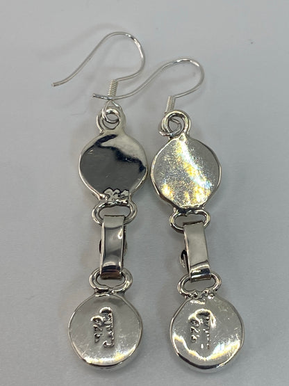 Aretes de Plata Cascada con Piedra Engastada — Taxco 925 — foto 5