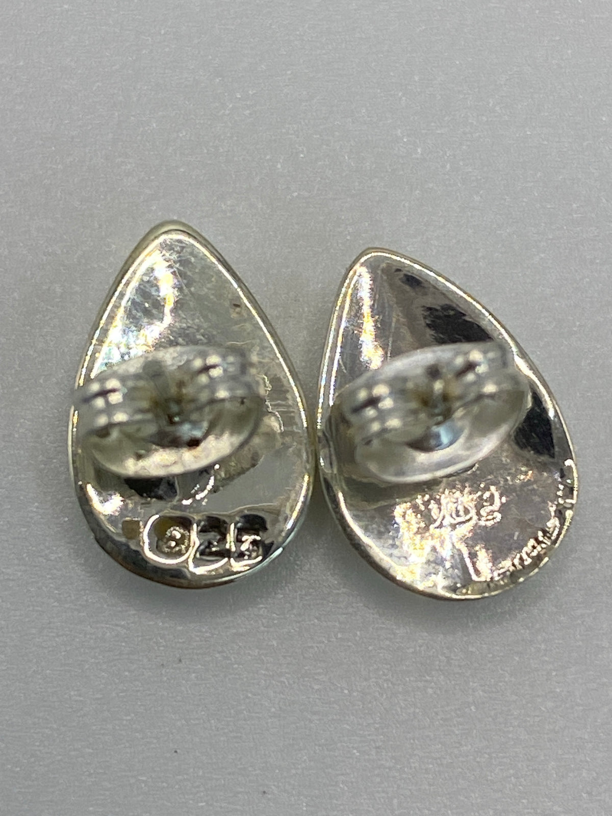 Aretes de Plata con Piedra Multicolor — Taxco 925 — foto 5
