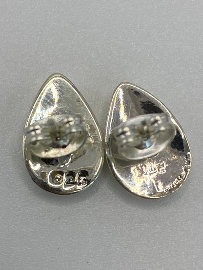 Aretes de Plata con Piedra Multicolor — Taxco 925 — foto 5