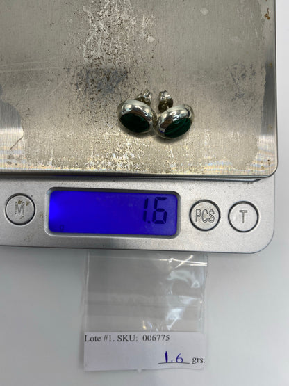 Aretes de Plata con Piedras Multicolor — Taxco 925 — foto 6