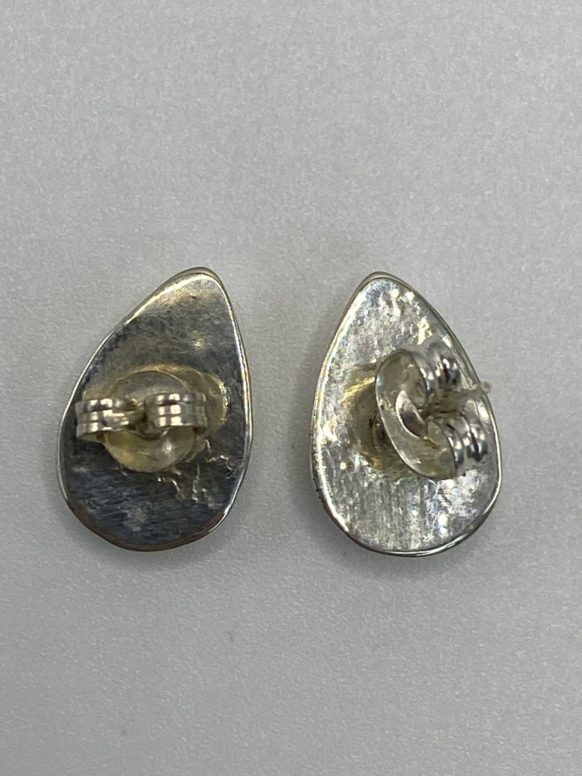 Aretes Plata 925 con Piedra Multicolor — Taxco — foto 5