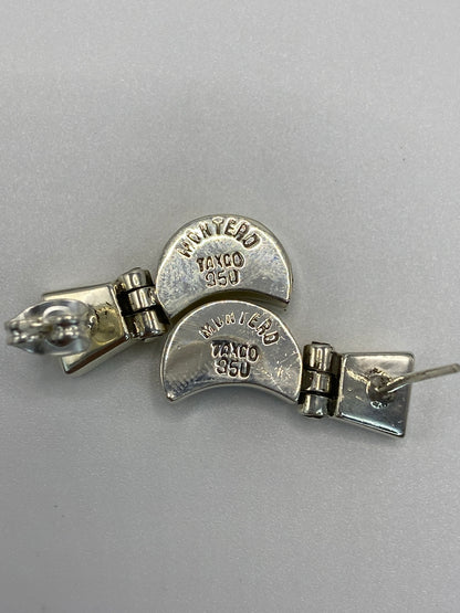Aretes de Plata 950 con Ópalo de Fuego — Taxco — foto 5