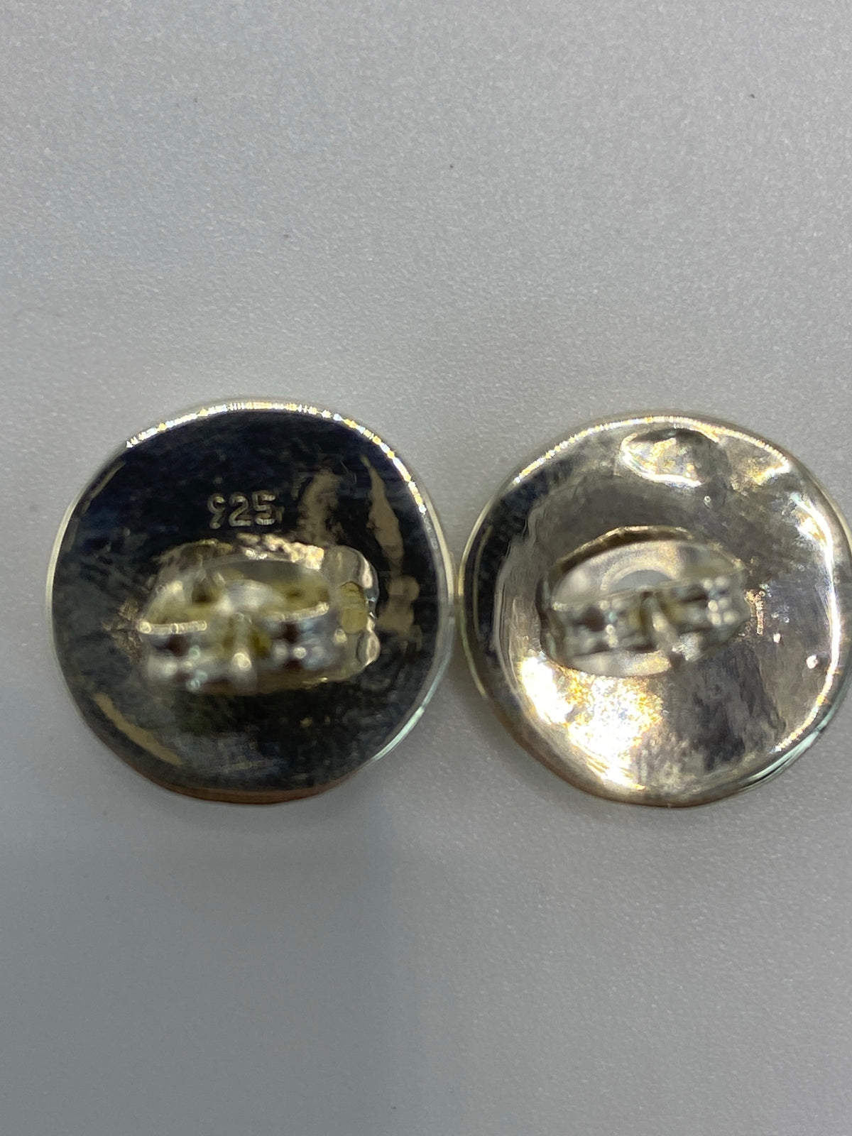 Aretes de Plata con Piedra Blanca — Taxco 925 — foto 5