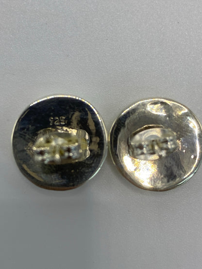 Aretes de Plata con Piedra Blanca — Taxco 925 — foto 5