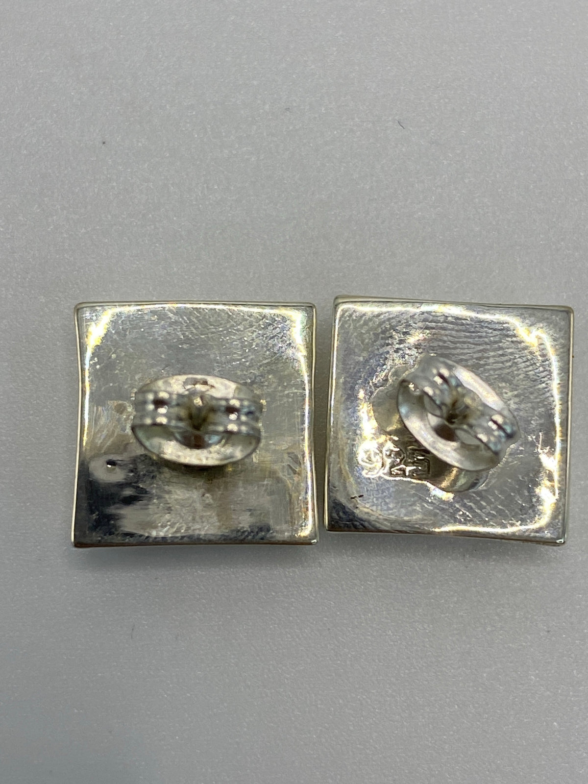Aretes de Plata con Piedra Negra — Taxco 925 — foto 5