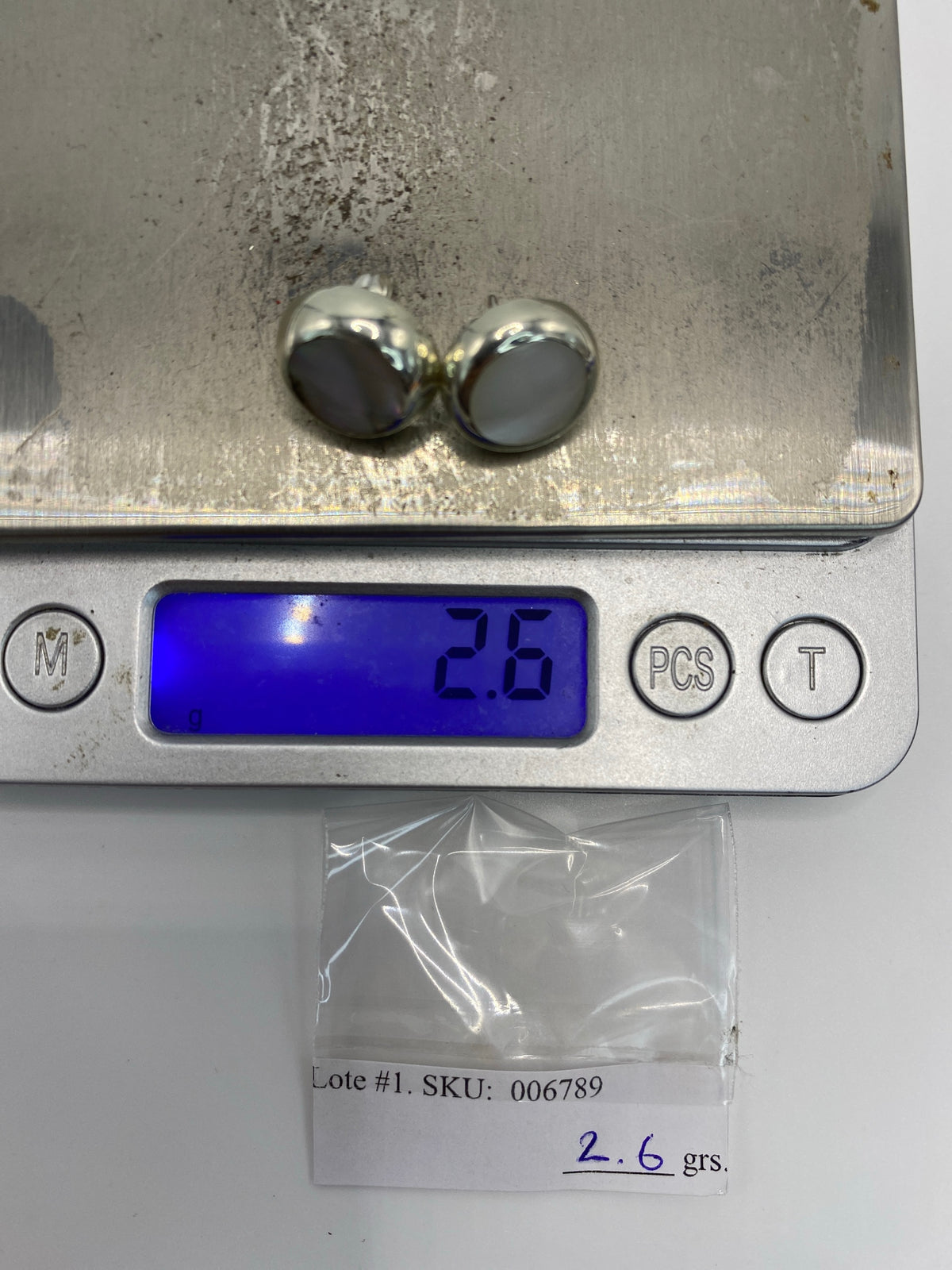 Aretes de Plata con Piedra Multicolor — Taxco 925 — foto 6