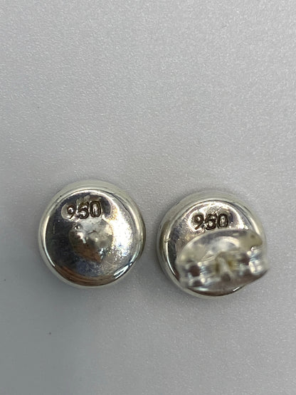 Aretes de Plata Piedra Verde Olivo — Taxco 950 — foto 5