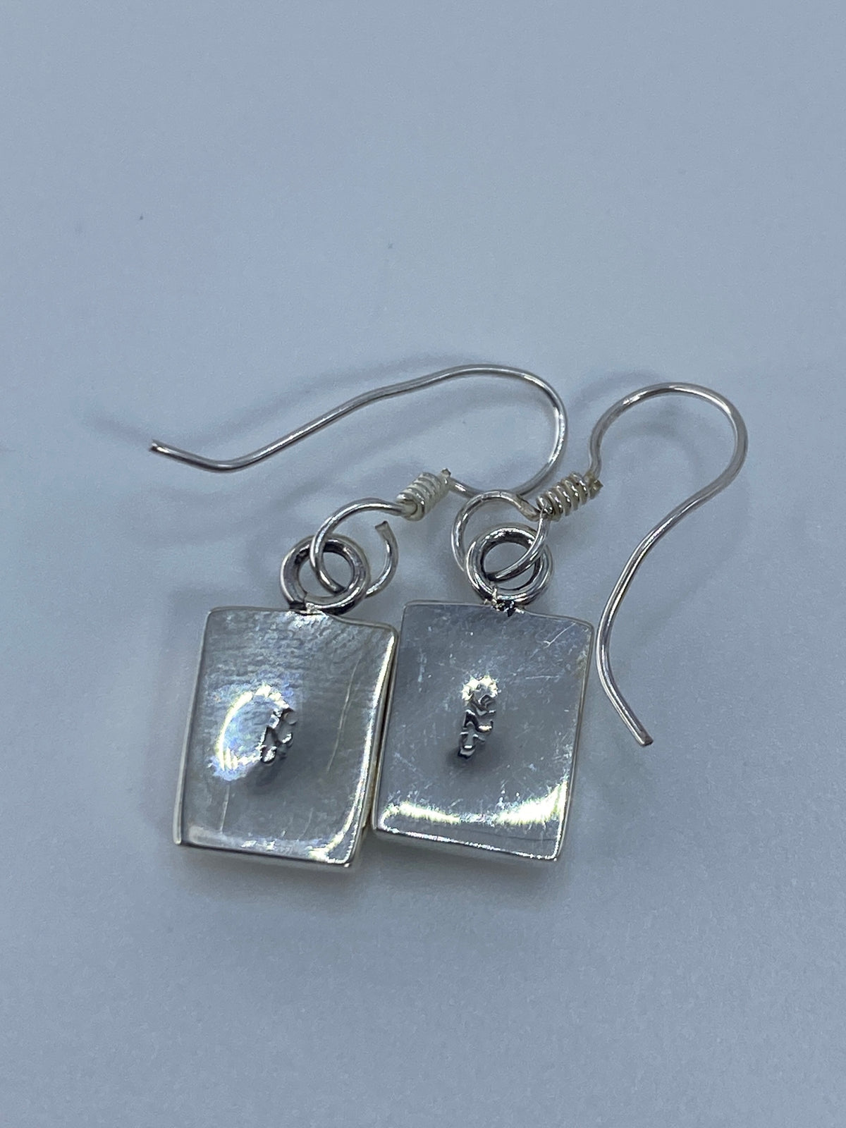 Aretes de Plata con Ópalo de Fuego — Taxco 925 — foto 5