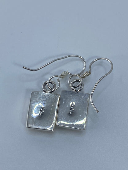 Aretes de Plata con Ópalo de Fuego — Taxco 925 — foto 5