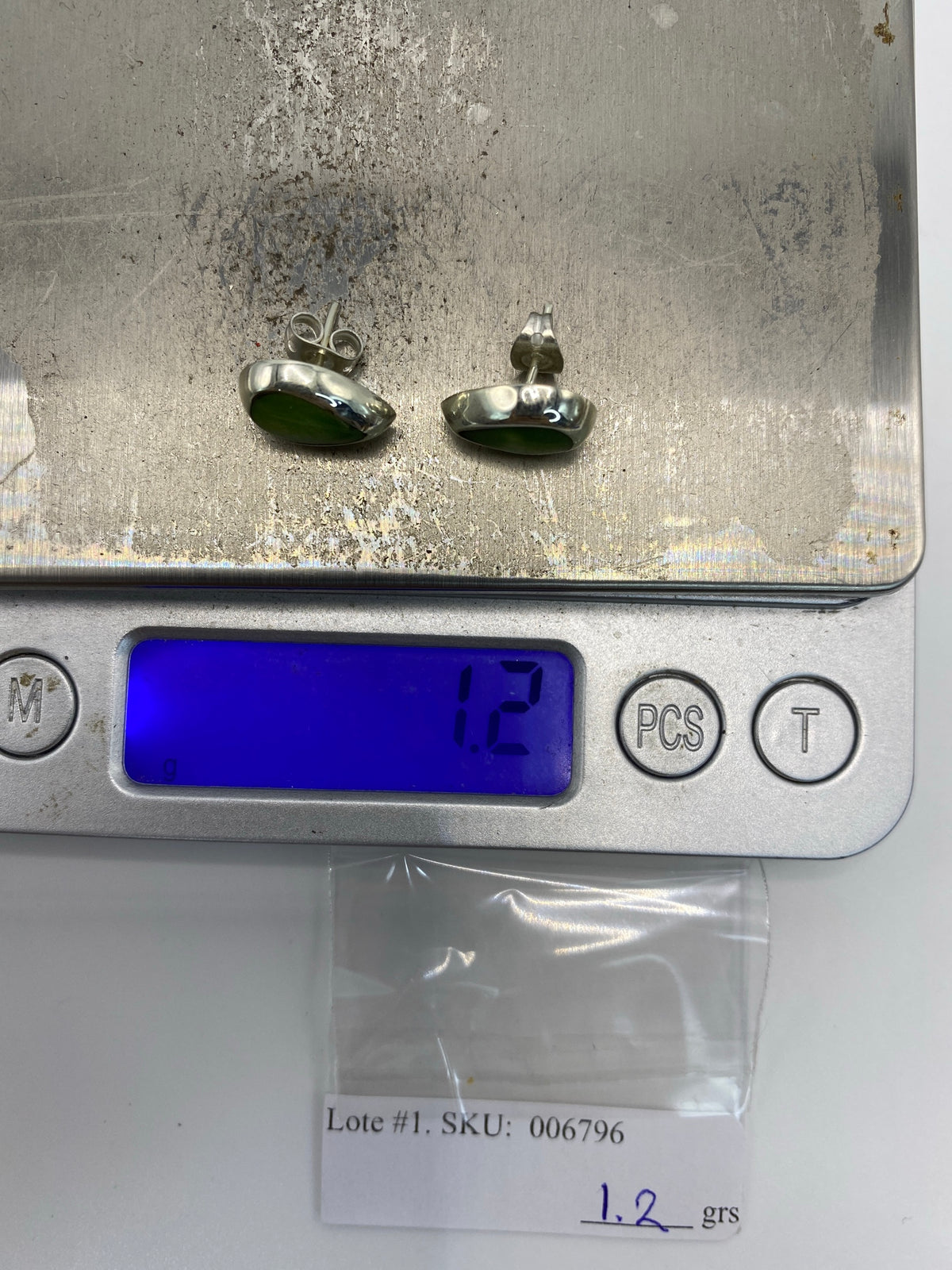Aretes de Plata con Piedra Natural — Taxco 925 — foto 6