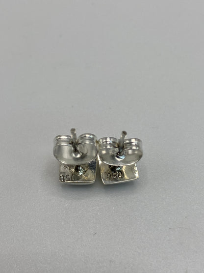 Aretes de Plata con Ópalo de Fuego — Taxco 950 — foto 5