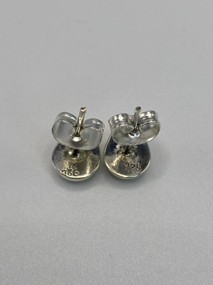 Aretes Plata Ópalo de Fuego Azul — Taxco 925 — foto 5