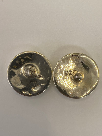 Aretes de Plata con Piedra Roja — Taxco 925 — foto 5