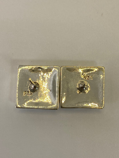 Aretes de Plata 925 con Piedra Incrustada — Taxco — foto 5