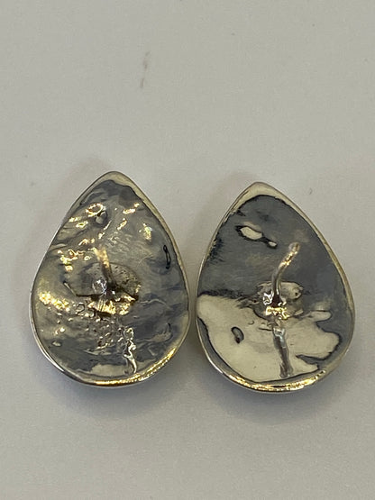 Aretes de Plata con Piedra Multicolor — Taxco 925 — foto 5