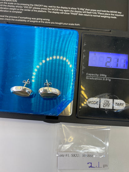 Aretes de Plata con Piedra Multicolor — Taxco 925 — foto 6