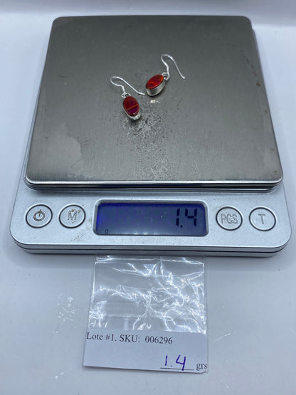 Aretes de Plata 950 con Opalo de Fuego — Taxco — foto 5