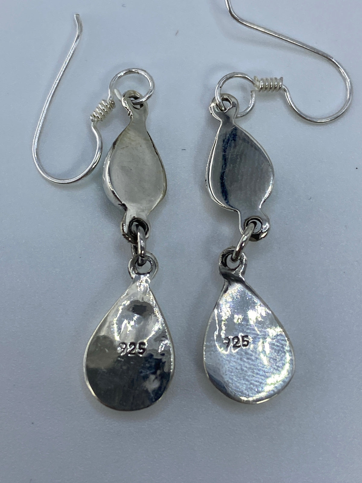 Aretes Plata Opalo de Fuego Verde — Taxco 925 — foto 5