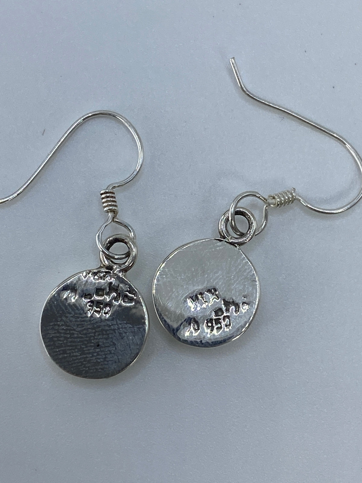 Aretes de Plata con Ópalo de Fuego Verde — Taxco 950 — foto 5