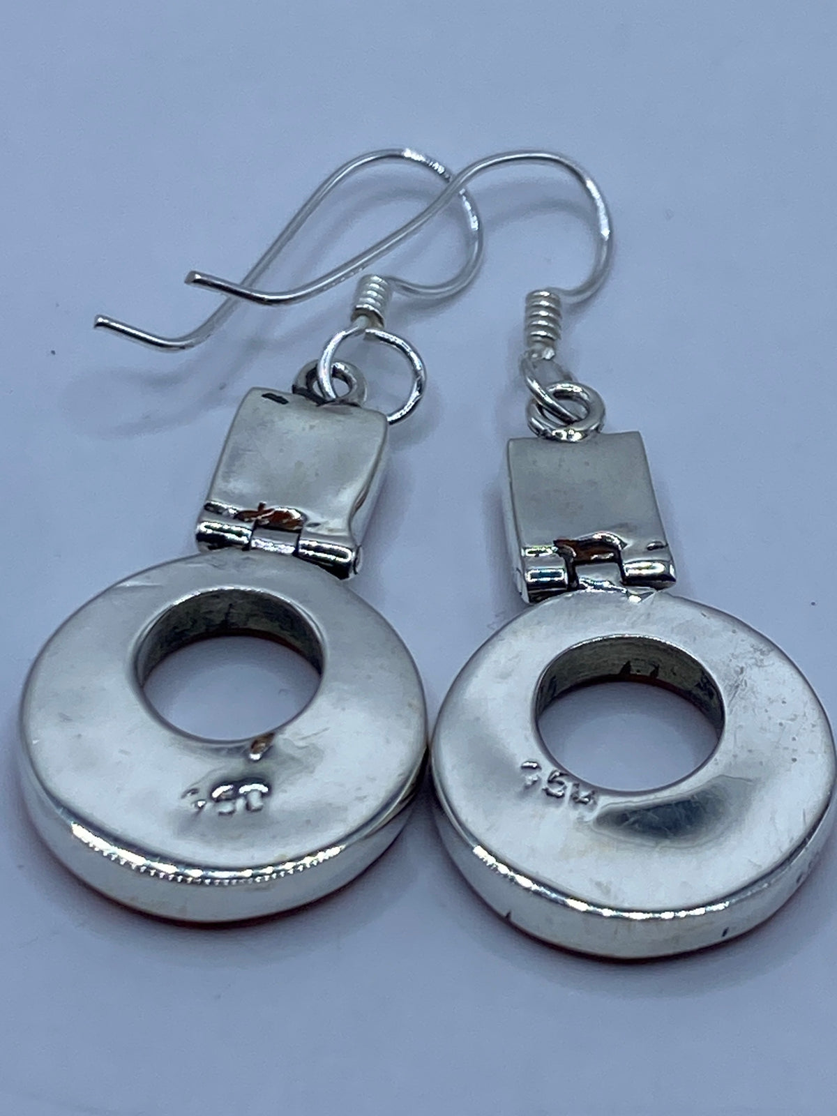 Aretes de Plata con Ópalo de Fuego — Taxco 950 — foto 5