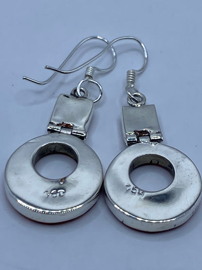Aretes de Plata con Ópalo de Fuego — Taxco 950 — foto 5
